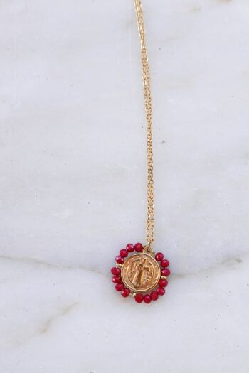 Santo Necklace - Red 1