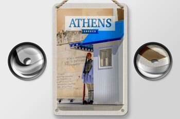 Panneau de voyage en étain 12x18cm, décoration de garde d'athènes, grèce Evzone 2
