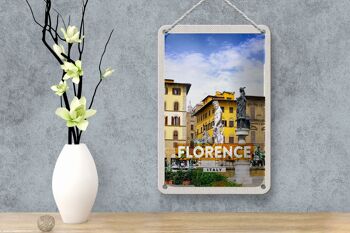 Panneau de voyage en étain, 12x18cm, Florence, italie, cadeau de vacances 4