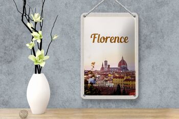 Panneau de voyage en étain, 12x18cm, Florence, italie, vacances italiennes, toscane 4
