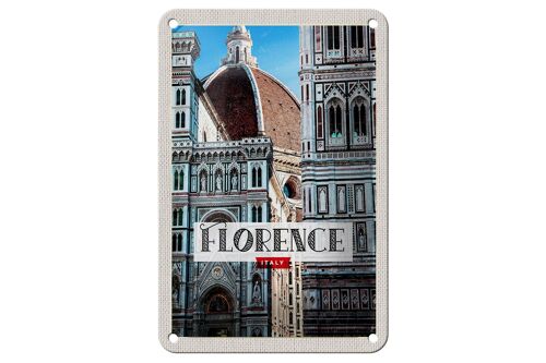 Blechschild Reise 12x18cm Florence Italy Urlaub Altstadt Dekoration