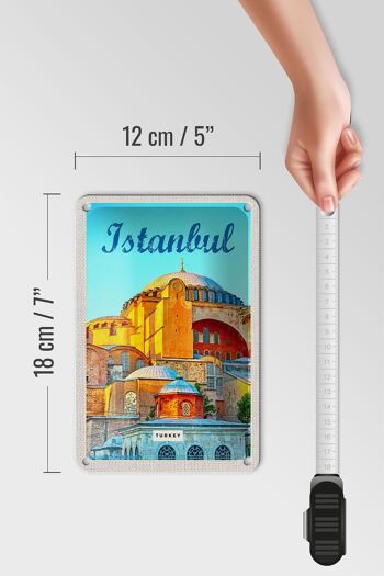 Panneau de voyage en étain, 12x18cm, Istanbul, turquie, photo, cadeau de vacances 5
