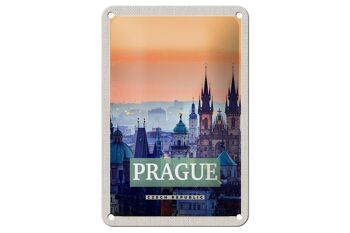 Panneau de voyage en étain 12x18cm, décoration de la vieille ville de Prague, république tchèque 1
