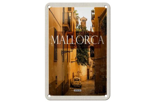 Blechschild Reise 12x18cm Mallorca Spain Altstadt Palmas Schild