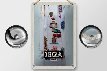Signe en étain voyage 12x18cm, Ibiza espagne, décoration cadeau de vacances en mer 2