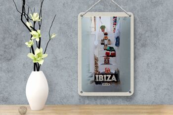Signe en étain voyage 12x18cm, Ibiza espagne, décoration cadeau de vacances en mer 4