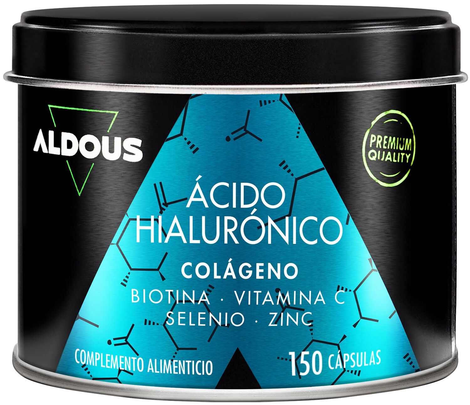Collagene + Acido Ialuronico, Vitamina C, Biotina, Zinco, Selenio Aldous | 150 capsule XL