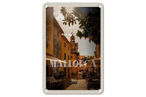 Blechschild Reise 12x18cm Mallorca Spain Urlaubsort Altstadt Schild