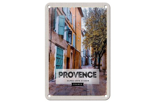 Blechschild Reise 12x18cm Provence Alpes-Côte d'Azur France Dekoration