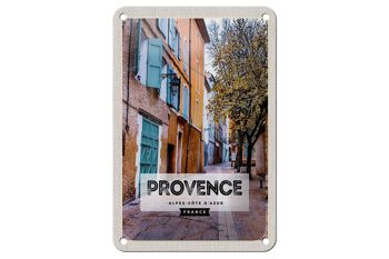 Plaque en tôle voyage 12x18cm décoration Provence Alpes-Côte d'Azur France 1