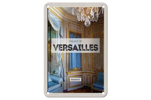 Blechschild Reise 12x18cm Palace of Versailles France Reiseziel Schild