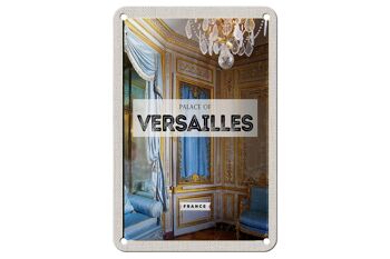 Panneau de voyage en étain, 12x18cm, château de Versailles, France, panneau de Destination de voyage 1