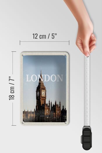 Panneau de voyage en étain 12x18cm, londres UK Big Ben Bell, décoration cadeau 5