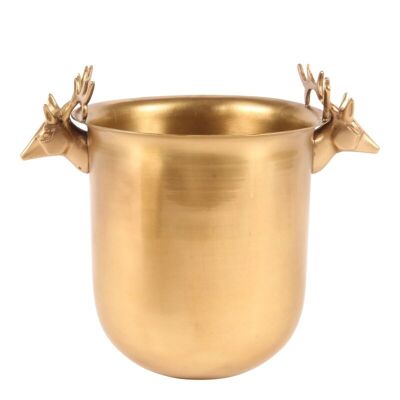 Champagne wine cooler brass 24 cm