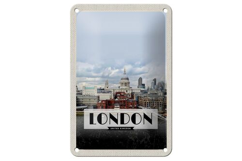 Blechschild Reise 12x18cm London United Kingdom Foto Poster Dekoration