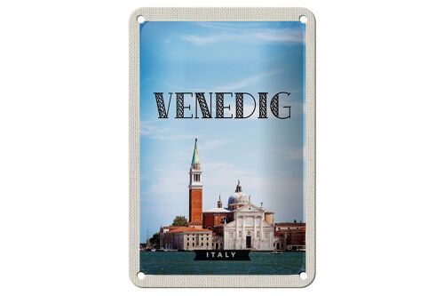 Blechschild Reise 12x18cm Venedig Italy Tourismus Urlaub Poster Schild