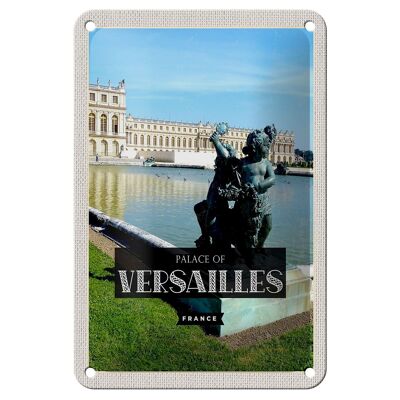 Blechschild Reise 12x18cm Palace of Versailles France Tourismus Schild