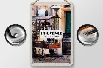 Plaque tôle voyage 12x18cm décoration Provence Alpes cote d`Azur 2