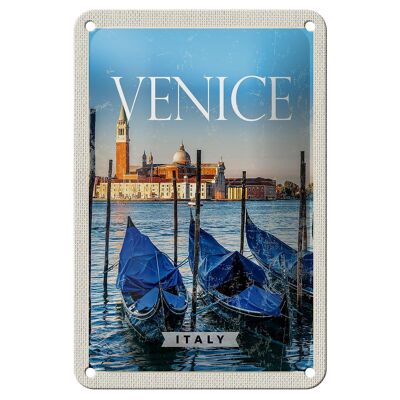 Blechschild Reise 12x18cm Venice Italy Italien Retro Dekoration
