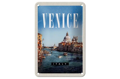 Blechschild Reise 12x18cm Venice Italy Kathedrale Geschenk Dekoration