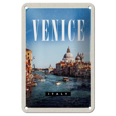 Blechschild Reise 12x18cm Venice Italy Kathedrale Geschenk Dekoration
