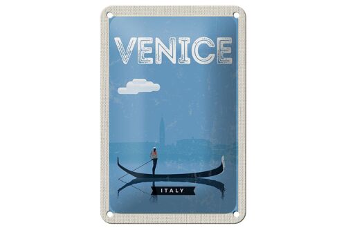 Blechschild Reise 12x18cm Venice Venedig malerisches Bild Schild