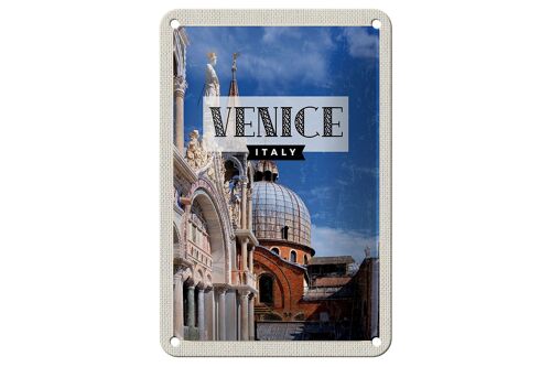 Blechschild Reise 12x18cm Venice Italien Architektur Dekoration