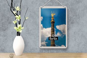 Panneau DE voyage en étain 12x18cm, panneau DE colonne DE victoire DE Destination DE voyage DE Berlin 4