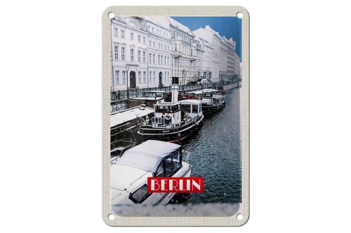 Blechschild Reise 12x18cm Berlin Deutschland BRD Bild Schild