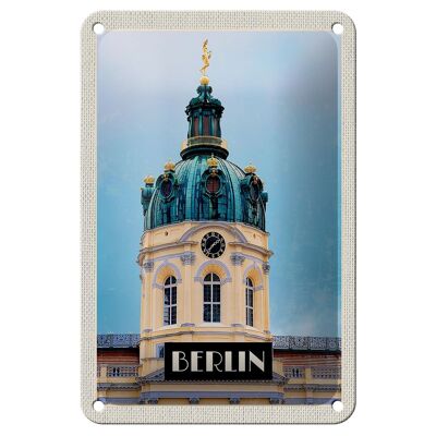 Cartel de chapa de viaje, decoración de la capital de Berlín, Alemania, 12x18cm