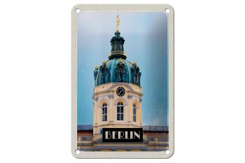 Signe en étain voyage 12x18cm, décoration de la capitale allemande de Berlin 1