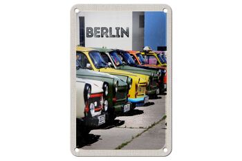 Signe en étain voyage 12x18cm, décoration de voiture Vintage de Berlin allemagne 1