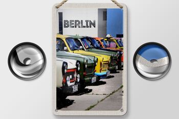 Signe en étain voyage 12x18cm, décoration de voiture Vintage de Berlin allemagne 2