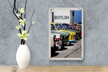 Signe en étain voyage 12x18cm, décoration de voiture Vintage de Berlin allemagne 4