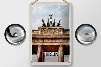 Panneau de voyage en étain, 12x18cm, panneau de porte de Berlin, allemagne, brandebourg 2