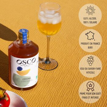 OSCO L’Original BIO l'apéritif idéal pour de cocktails sans alcool pour les premières terrasses ! 3