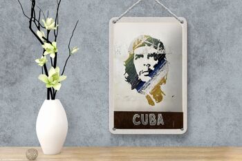 Signe de voyage en étain, 12x18cm, Cuba, caraïbes, Che Guevara, signe de paix 4