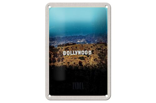 Blechschild Reise 12x18cm Bollywood Indien Star indische Filme Schild