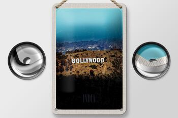 Panneau de voyage en étain 12x18cm, panneau de films indiens Bollywood India Star 2