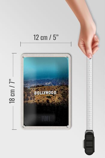 Panneau de voyage en étain 12x18cm, panneau de films indiens Bollywood India Star 5