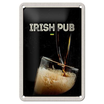 Cartel de chapa de viaje, decoración de celebración de cerveza con alcohol de Irlanda, 12x18cm