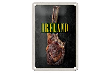 Signe de voyage en étain 12x18cm, signe de Steak irlandais Anbus Tomahawk d'irlande 1