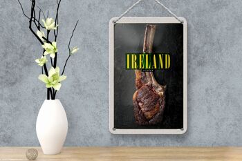 Signe de voyage en étain 12x18cm, signe de Steak irlandais Anbus Tomahawk d'irlande 4
