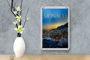 Panneau de voyage en étain 12x18cm, décoration de luxe pour Yacht de Monaco France 4