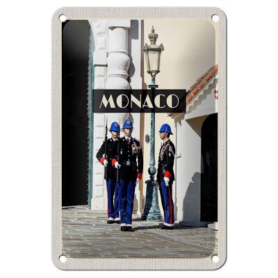 Blechschild Reise 12x18cm Monaco Urlaubsort Europa Trip Dekoration