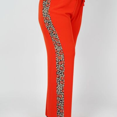 FLUID CORAL PANTS - NERSO CORAL