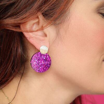 Béa Deep Violet Earrings