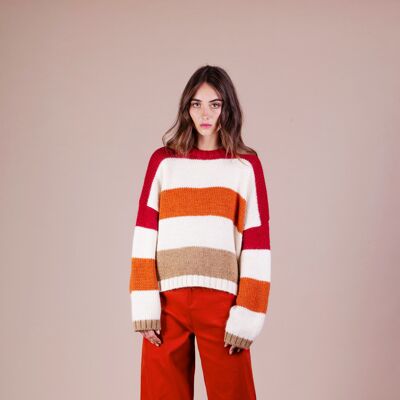 Roter PATTY-Pullover
