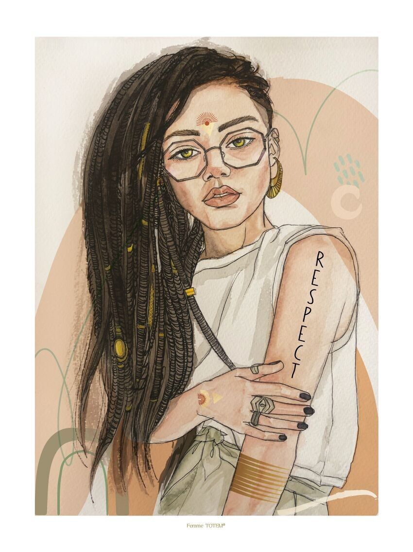 Emotionales Totem RESPEKT