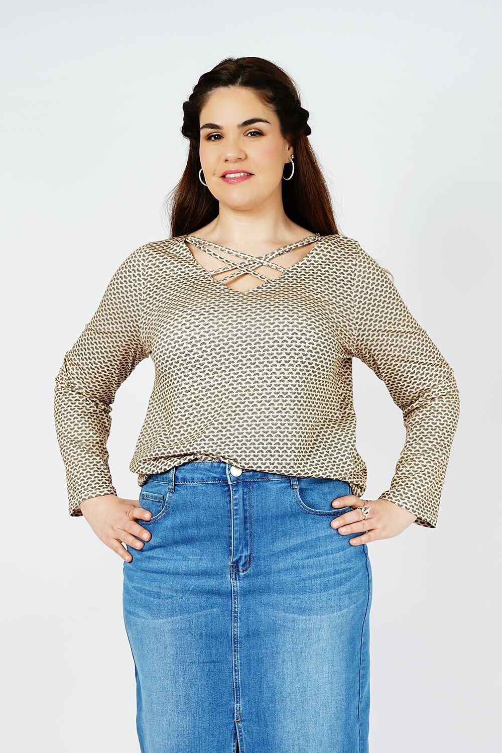 Maglia corta - TOPILET ORO/GRIGIO